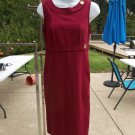 NWOT TALBOTS BURGENDY DRESS 2