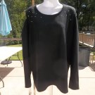NWT COMO BLU SOFT BLACK COLD SHOULDER TOP 3X NWT COMO BLU SOFT BLACK COLD SHOULDER TOP 3X