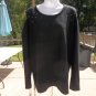 NWT COMO BLU SOFT BLACK COLD SHOULDER TOP 3X