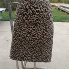 NWOT TALBOTS ANIMAL PRINT CORD SKIRT 12P