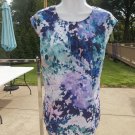 NWOT TALBOTS WATERCOLOR PRINT BLOUSE 12P
