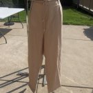 NWT BADGLEY MISCHKA BEIGE LINEN PANTS XL $135