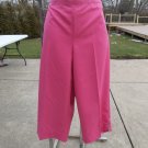 NWT ALFRED DUNNER PINK CAPRI PANTS 16P