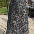 NWOT ANN TAYLOR BLACK&SILVER STRIAGHT SKIRT 16