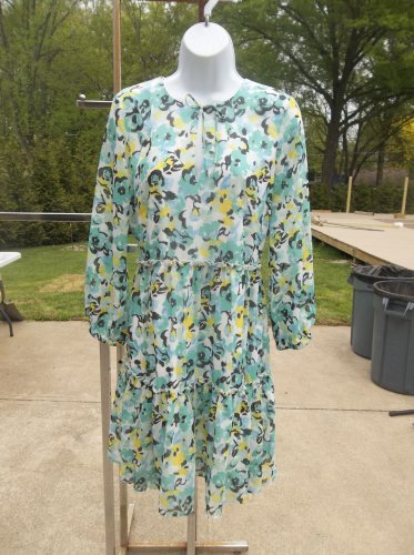 NWOT ANN TAYLOR VERY CUTE FLORAL PRINT DRESS 4