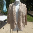 NWOT ALFRED DUNNER GOLD METALIC SWEATER PS