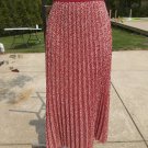 NWOT VINCE CAMUTO PINK PRINT PLEATED SKIRT XL NWOT VINCE CAMUTO PINK PRINT PLEATED SKIRT XL