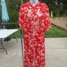 NWT MAREE RED&WHITE PRINT DRESS 16