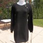 NWOT ANN TAYLOR LOFT FAB BLACK W METALIC SWEATER DRESS S