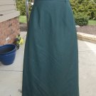 NWT TALBOTS GREEN WOOL STRAIGHT SKIRT 12P