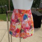 NWT RBX ORANGE PAINT SPLASH ATHLETIC SHORTS L