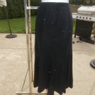ONYX NITE GORGEOUS BLACK SPARKLE SKIRT 2X
