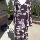 NWT CALVIN KLEIN 2 PC AUBGERINE FLORAL TOP AND SKIRT SET XL/16 $179 NWT CALVIN KLEIN 2 PC AUBGERINE FLORAL TOP AND SKIRT SET XL/16 $179
