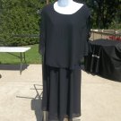 NWT HANNA NICOLE BLACK COLD SHOULDER DRESS 24W