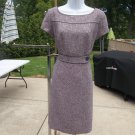 ANN TAYLOR PURPLE HUE  SHORT SLEEVE DRESS 6