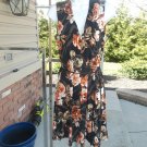 NWT WHITE HOUSE BLACK MARKET BLACK FLORAL DRESS S