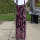 NWOT CONNECTED FAB BLACK&PINK DRESS OVERLAY 4