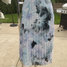 NWOT CALVIN KLEIN BLUE&PURPLE FLORAL PLEATED SKIRT 4