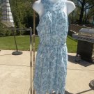 NWOT ANN TAYLOR LOFT CUTE LT BLUE FLORAL PRINT DRESS 6 NWOT ANN TAYLOR LOFT CUTE LT BLUE FLORAL PRINT DRESS 6