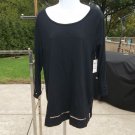 NWT KAREN SCOTT BLACK TOP M