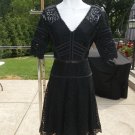 REBECCA TAYLOR GORGEOUS BLACK LACE DRESS 4