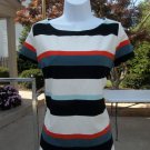 NWOT ANN TAYLOR COLORBLOCK PONTE T SHIRT L