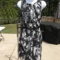 CONNECTED BLACK&GRAY PRINT DRESS W BELT 8P