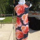 NEW CALVIN KLEIN PINK LARGE FLORAL PRINT DRESS 2 NEW CALVIN KLEIN PINK LARGE FLORAL PRINT DRESS 2