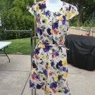 NWOT KATE SPADE BEIGE FLORAL SILK DRESS S