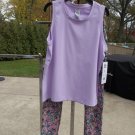 NWT RBX 2PC LAVENDER TOP AND PANTS SET S