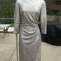 NWOT ELIZA J CHAMPANGE METALIC COCKTAIL DRESS 6