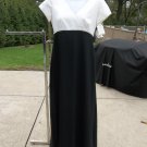 NWT LIZ CLAIBORNE WHITE&BLACK FORMAL DRESS 4