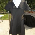NWT MICHAEL KORS BLACK STUD DRESS S