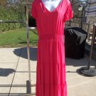 NWT NANETTE LEPORE PINK LONG DRESS 22W NWT NANETTE LEPORE PINK LONG DRESS 22W