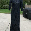 NWOT ADRIANNA PAPELL GORGEOUS BLACK LACE GOWN 4