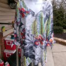 NWOT ONQUE CASUALS LARGE FLORAL PRINT TOP/TUNIC L