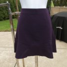 NWT LOFT PLUM/PURPLE FLOUNCE MINI SKIRT XXS