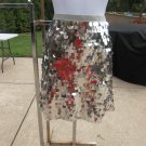 NWOT ANN TAYLOR SILVER PALLETTES SKIRT 4