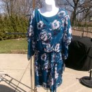 NWT JESSICA HOWARD TEAL FLORAL PRINT DRESS 12