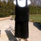 ONYX NITE GORGEOUS BLACK BEADED DRESS 10