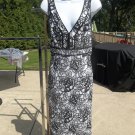 NWT CARMEN MARC VALVO INFUSION GORGEOUS BLACK&WHITE DRESS 12