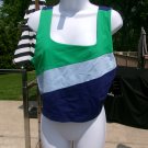NWT IDEOLOGY GREEN BLUE ATHLETIC SPORTS TANK XL
