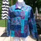 NWT CHICO'S FAB MULTI-COLORED PATCHWORK JACKET 1 $138 NWT CHICO'S FAB MULTI-COLORED PATCHWORK JACKET 1 $138