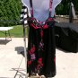 NWT ELIE TAHARI GORGEOUS BLACK FLORAL RENEE DRESS L