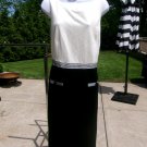 NWT TALBOTS IVORY&BLACK SHEATH PONTE KNIT DRESS 12 NWT TALBOTS IVORY&BLACK SHEATH PONTE KNIT DRESS 12