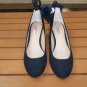 STYLE CHARLES BY CHARLES DAVID NAVY POM POM SHOES 5.5