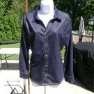 NWT BADGLEY MISCHKA DENIM BUTTON DOWN TOP M NWT BADGLEY MISCHKA DENIM BUTTON DOWN TOP M
