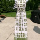 NWOT LONDON TIMES GREEN&IVORY TYE DYE MAXI DRESS 12