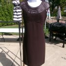 NWOT DONNA MORGAN BROWN COCKTAIL DRESS 6