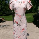 NWOT ANN TAYLOR PEACH FLORAL PRINT DRESS 4